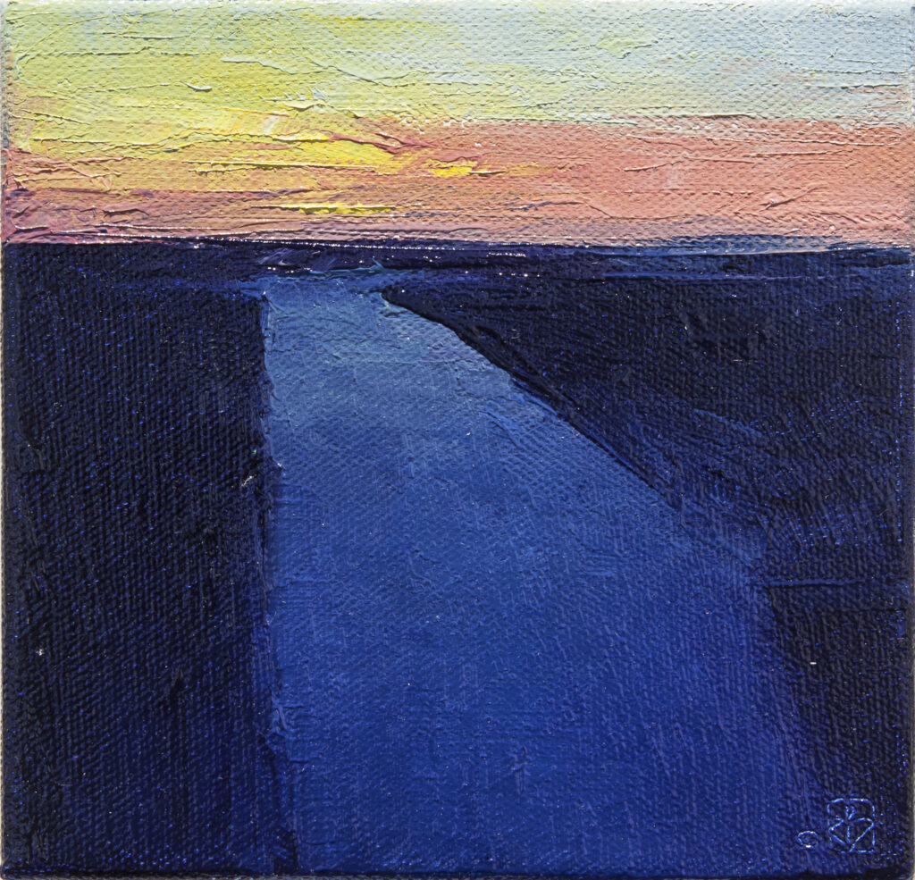 image of Rich Bowman's - Pink Sky - Blue River
