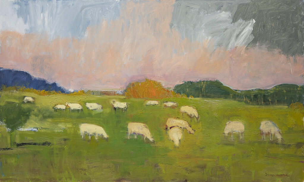 image of Stephen Dinsmore's - Sheep, Grazing