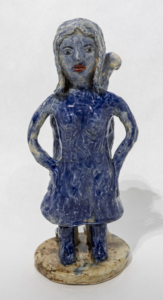 image of Susi Lulaki's - Blue Girl with Bear