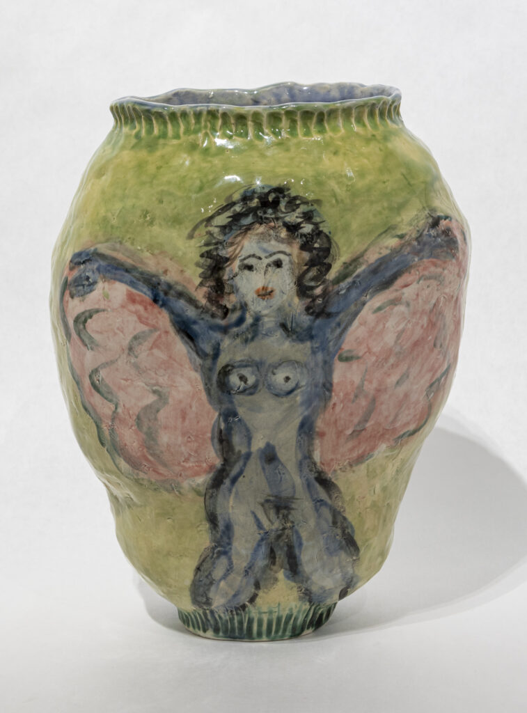 image of Susi Lulaki's - Winged Wild Women Vase