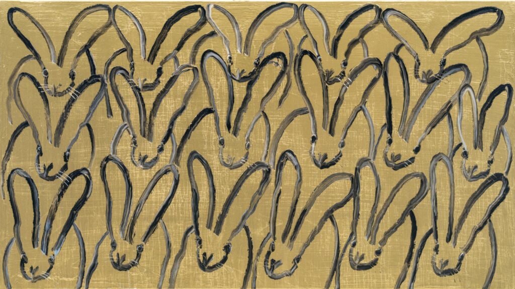 image of Hunt Slonem's - Golden Fluffle 3